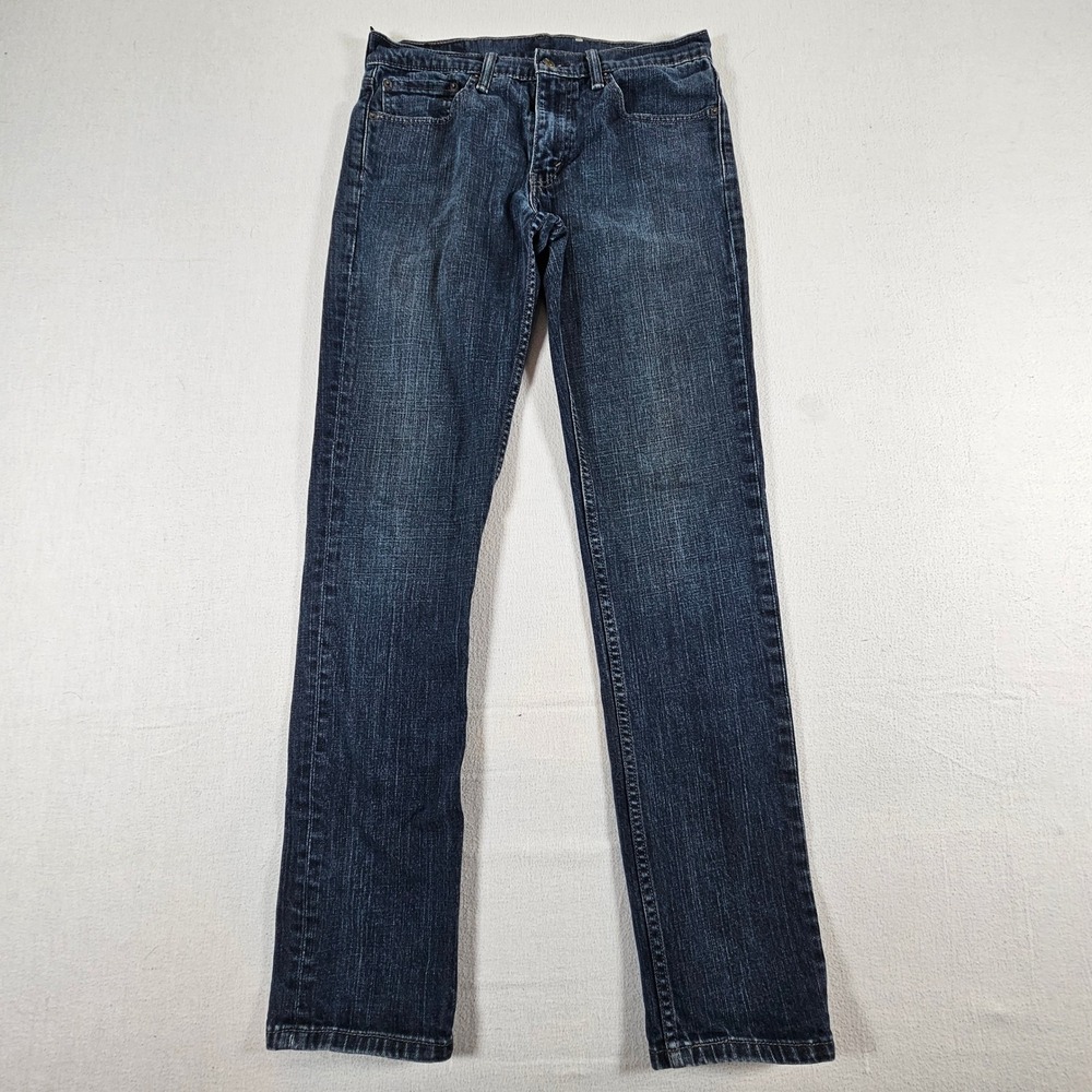 Levi's 511 Slim Fit Jeans Mens 32x34 Dark Wash Blue Denim 04511-4172